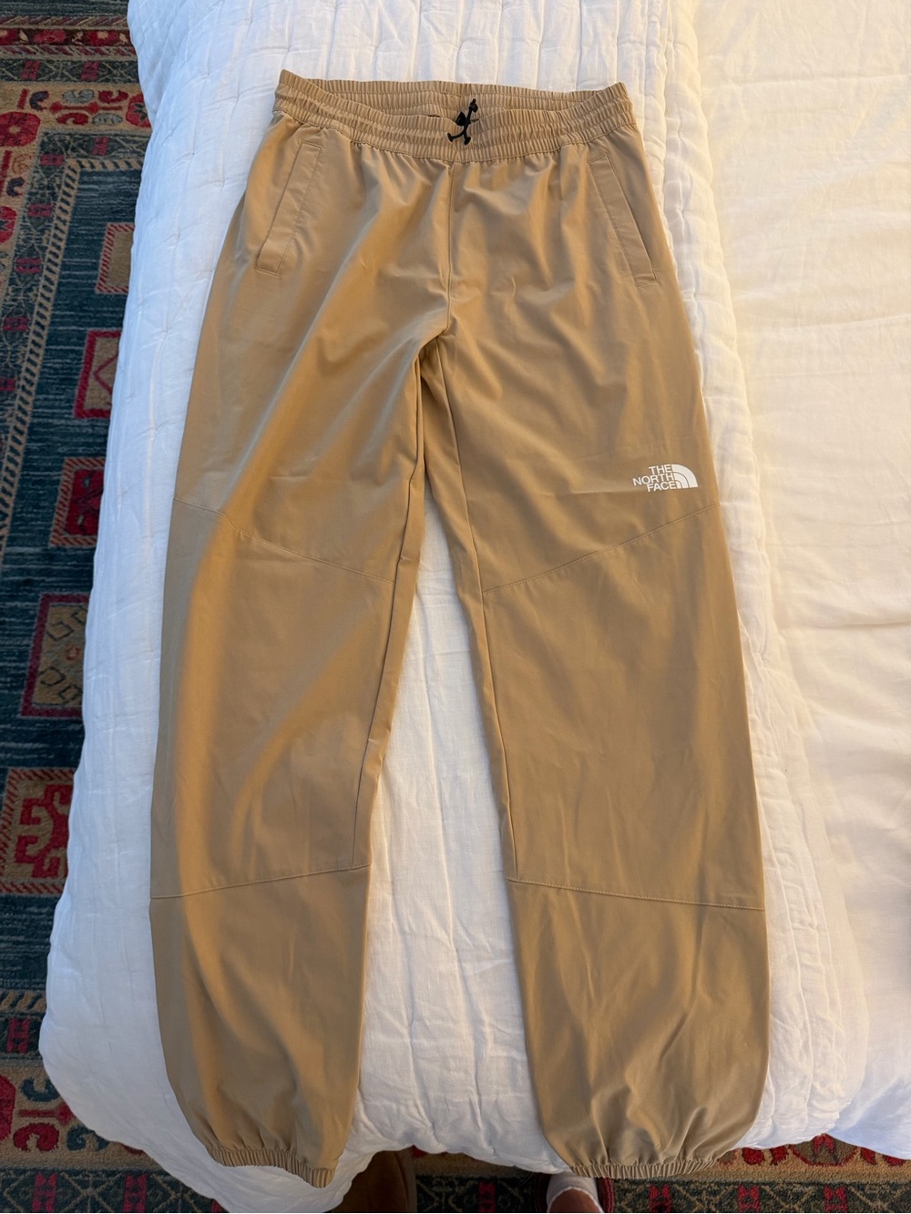 The North Face Tan Lightweight Elastic-Waist Pants